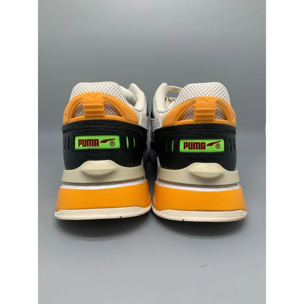 Puma Mirage Sport Remix Ivory Black‎ Orange Running Shoes 383234-03 Men's Sz 13